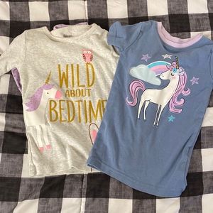 NOT FOR SALE
2 pairs of toddler girl pajamas